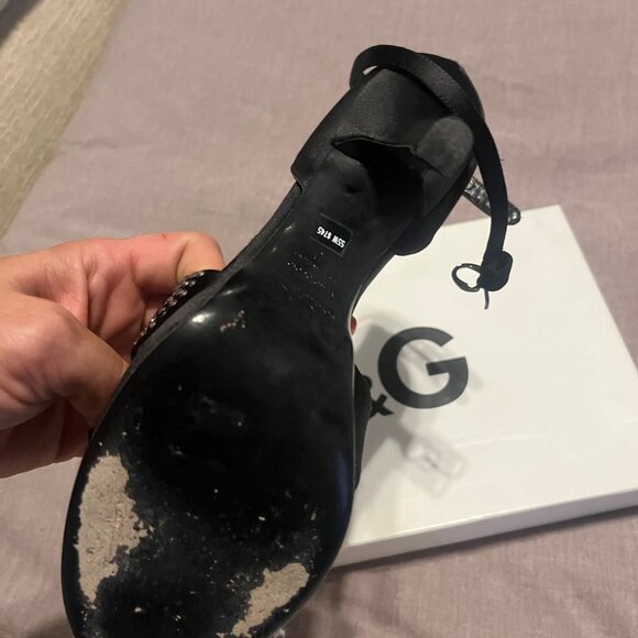 Dolce and Gabana Black Heel Size 40 - Picture 2 of 3